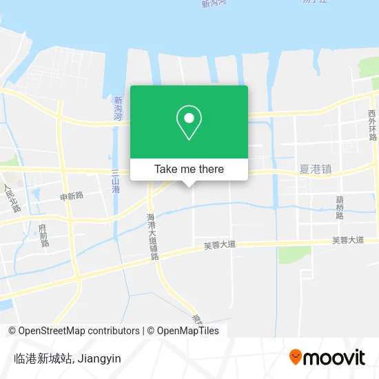 临港新城站 map
