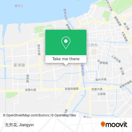 How To Get To 无穷花in 江阴市by Bus