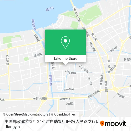 中国邮政储蓄银行24小时自助银行服务(人民路支行) map