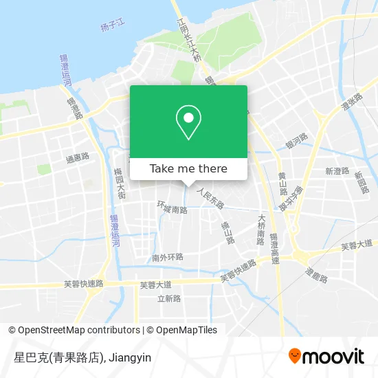 星巴克(青果路店) map