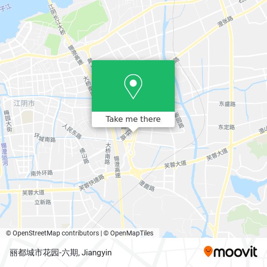 丽都城市花园-六期 map