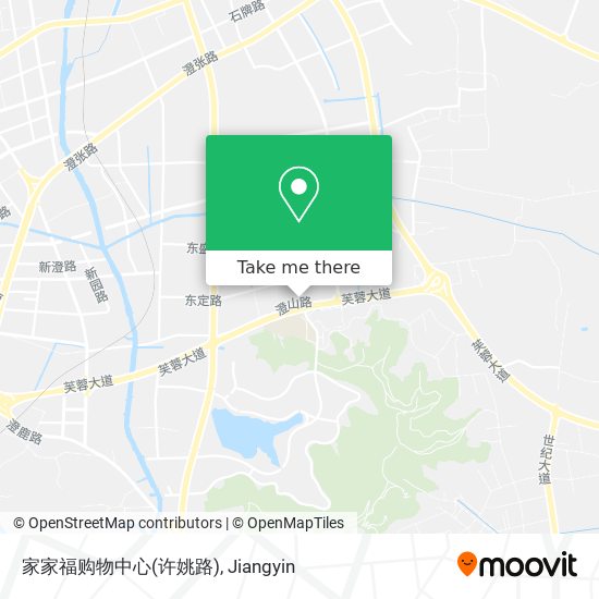 家家福购物中心(许姚路) map