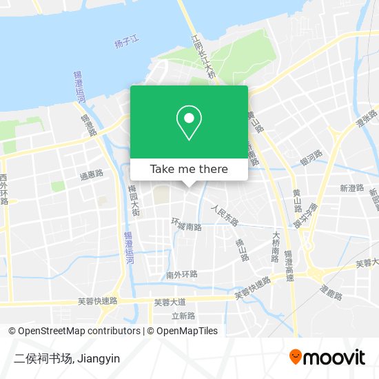 二侯祠书场 map