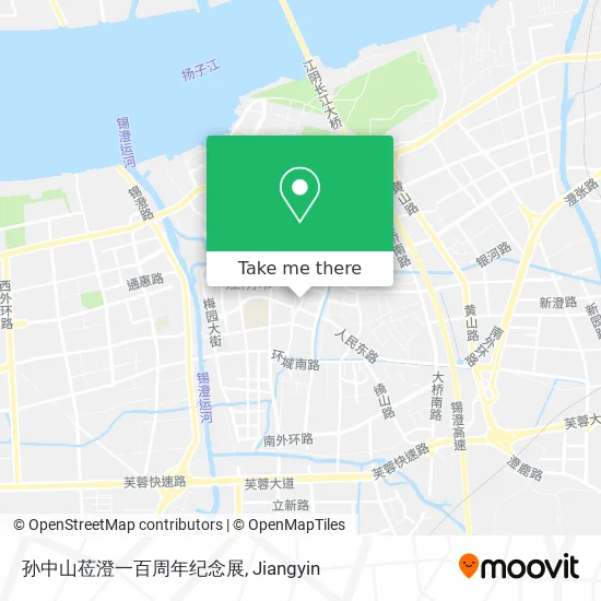 孙中山莅澄一百周年纪念展 map