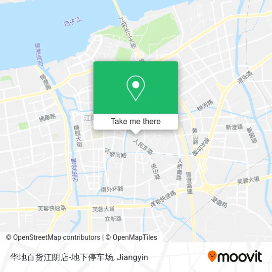 华地百货江阴店-地下停车场 map