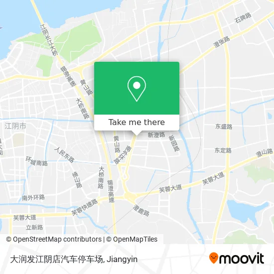 大润发江阴店汽车停车场 map