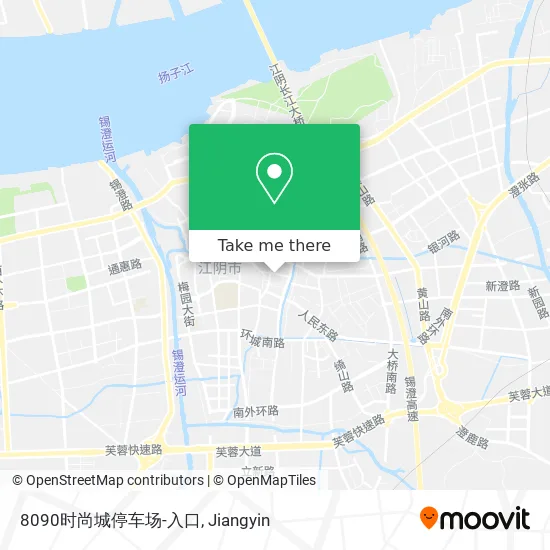 8090时尚城停车场-入口 map