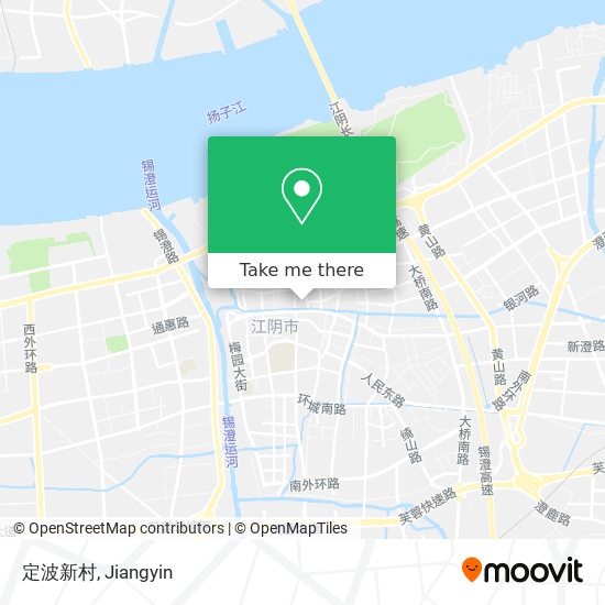 定波新村 map