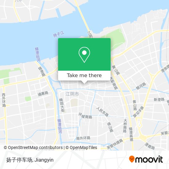 扬子停车场 map