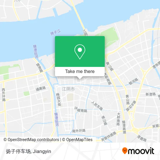 扬子停车场 map