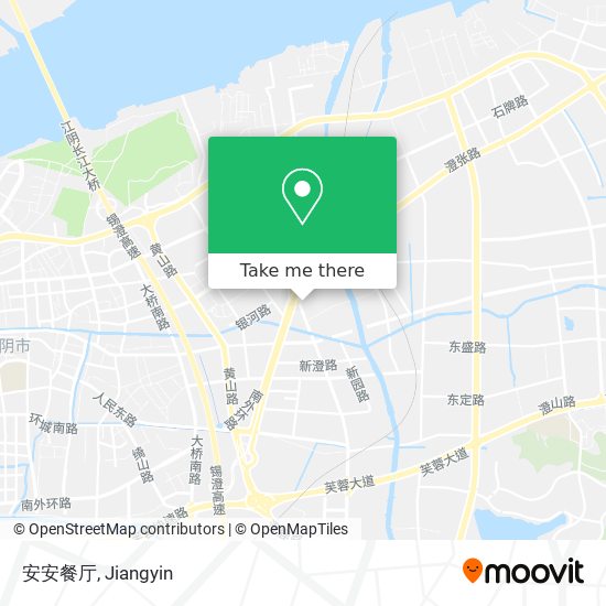 安安餐厅 map