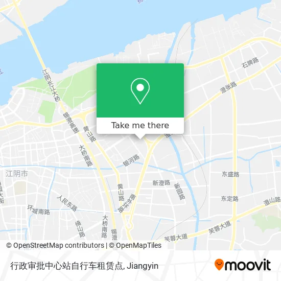行政审批中心站自行车租赁点 map