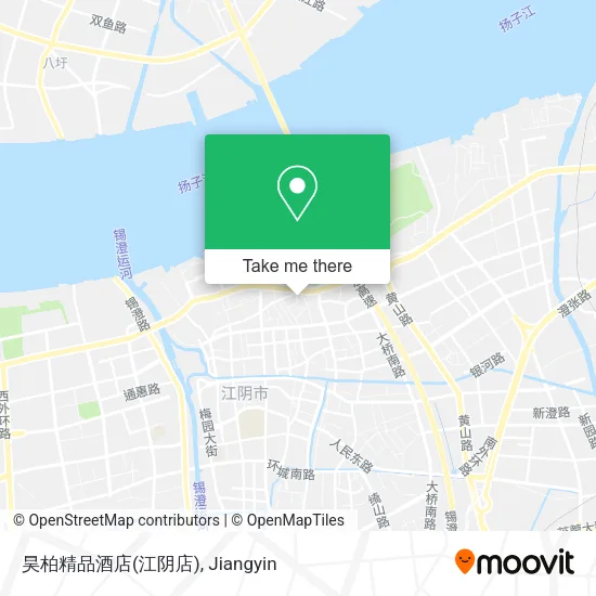 昊柏精品酒店(江阴店) map