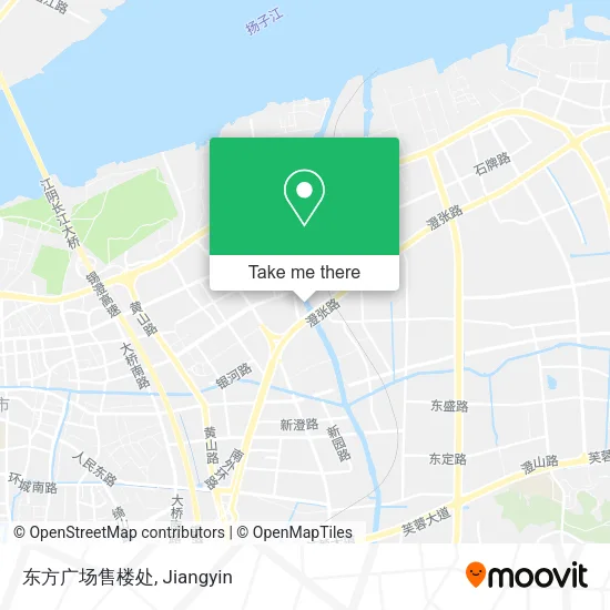 东方广场售楼处 map