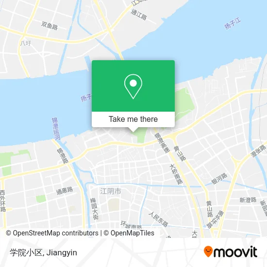 学院小区 map