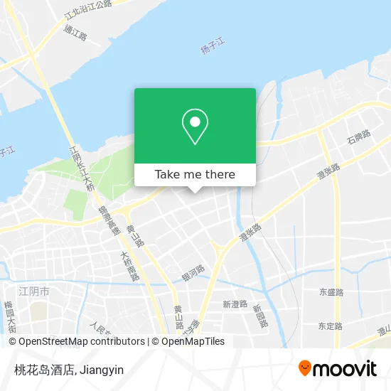 桃花岛酒店 map