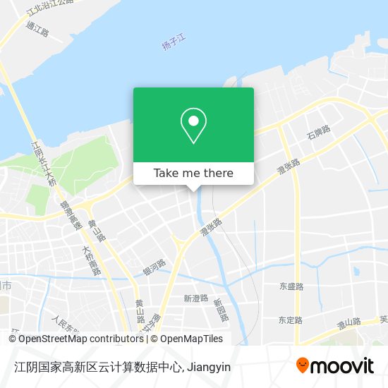 江阴国家高新区云计算数据中心 map