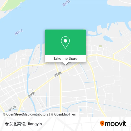 老东北菜馆 map