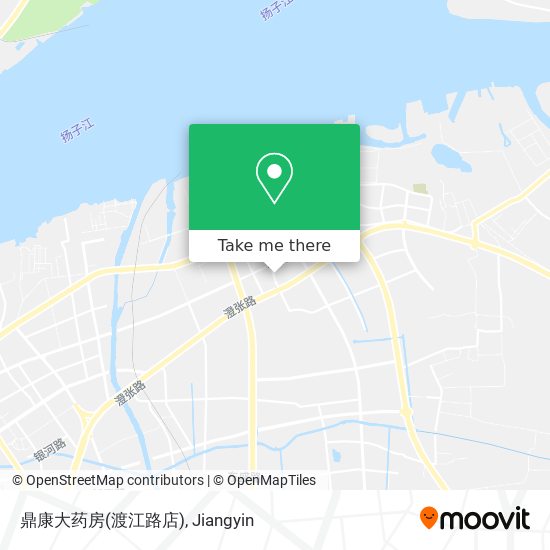 鼎康大药房(渡江路店) map
