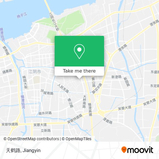 天鹤路 map