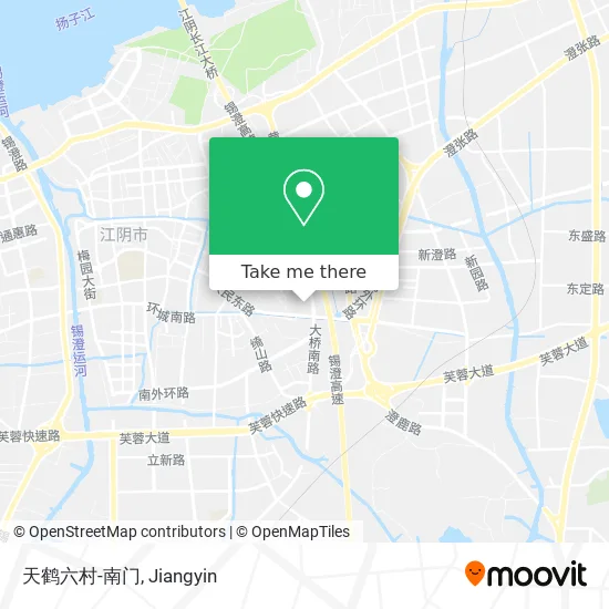 天鹤六村-南门 map