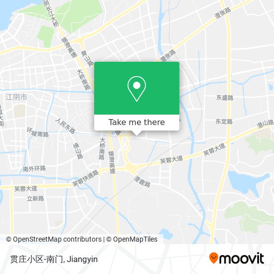 贯庄小区-南门 map