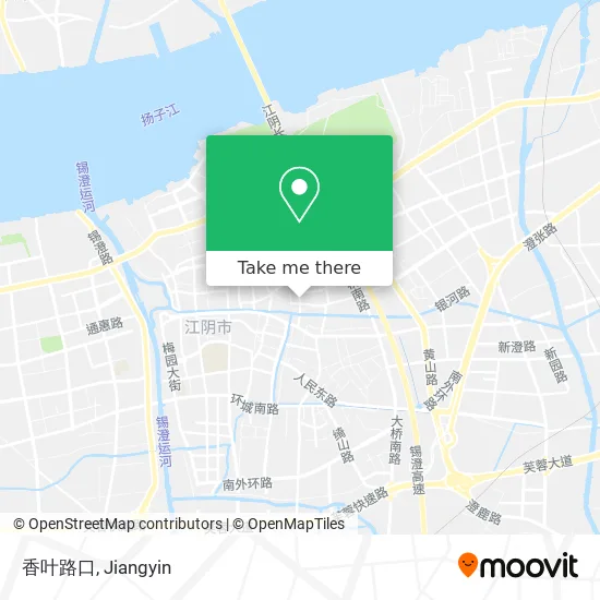 香叶路口 map