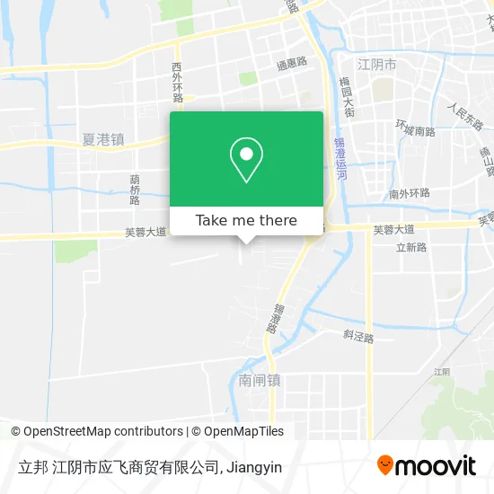 立邦 江阴市应飞商贸有限公司 map
