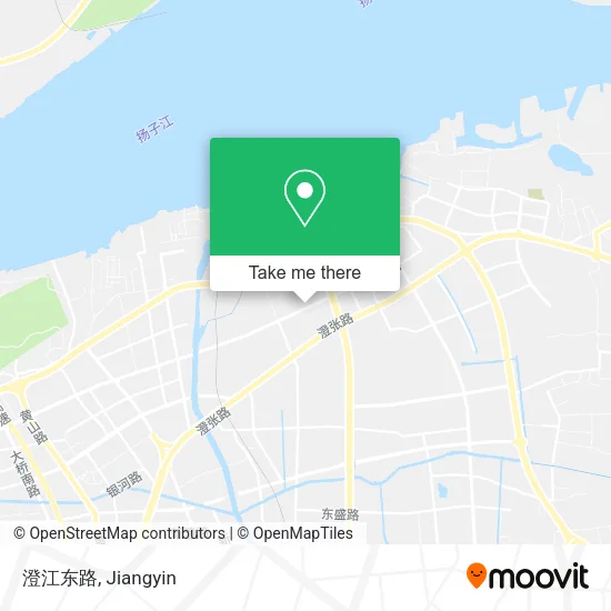 澄江东路 map
