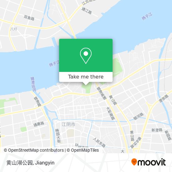 黄山湖公园 map