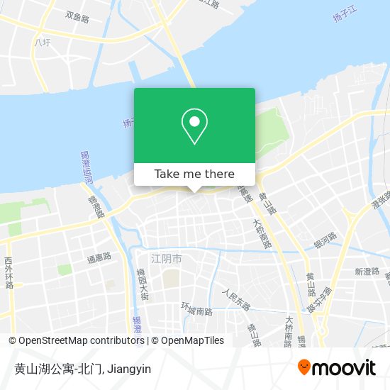 黄山湖公寓-北门 map