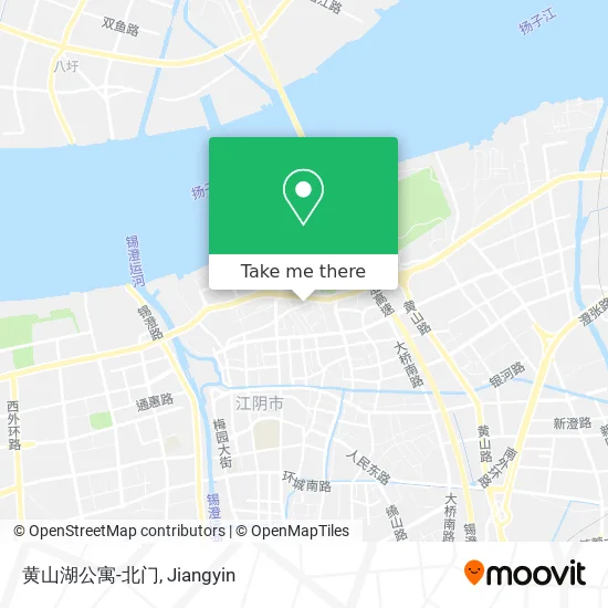 黄山湖公寓-北门 map