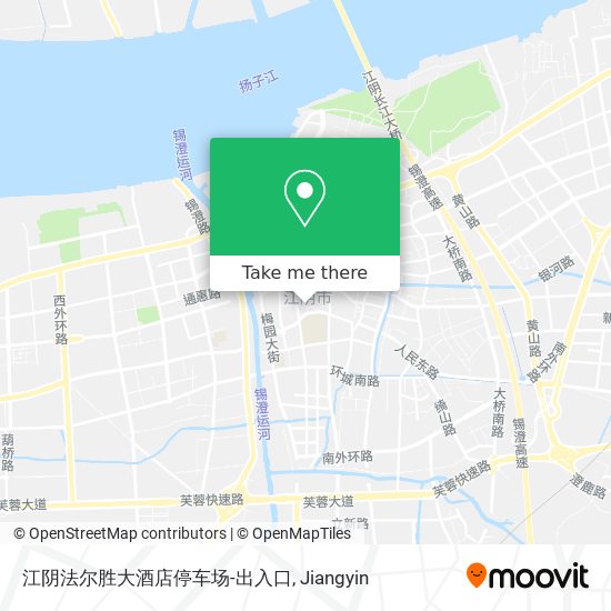 江阴法尔胜大酒店停车场-出入口 map