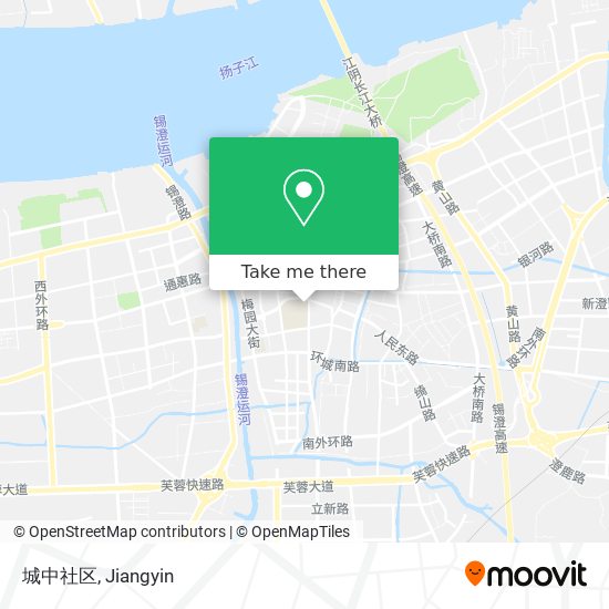 城中社区 map