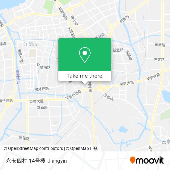 永安四村-14号楼 map