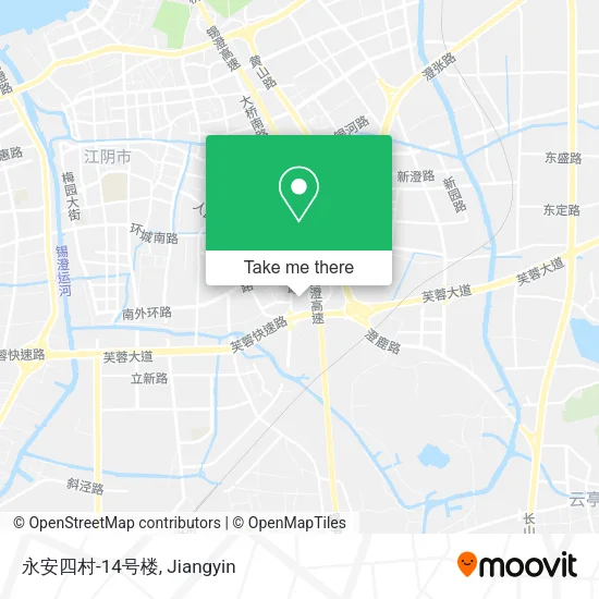 永安四村-14号楼 map