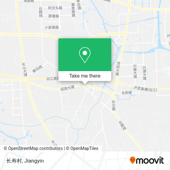 长寿村 map