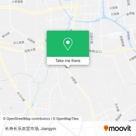 长寿长乐农贸市场 map