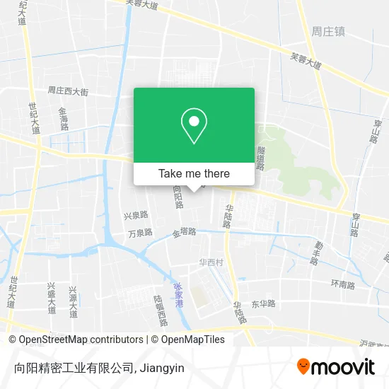 向阳精密工业有限公司 map