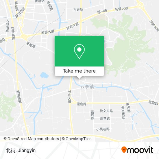 北街 map