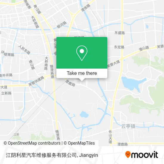 江阴利星汽车维修服务有限公司 map