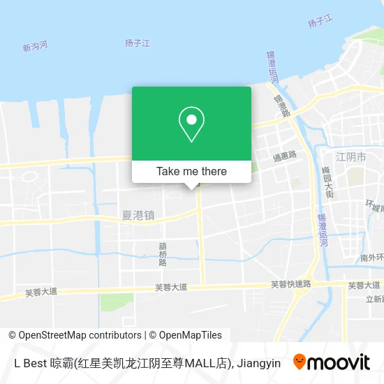L Best  晾霸(红星美凯龙江阴至尊MALL店) map