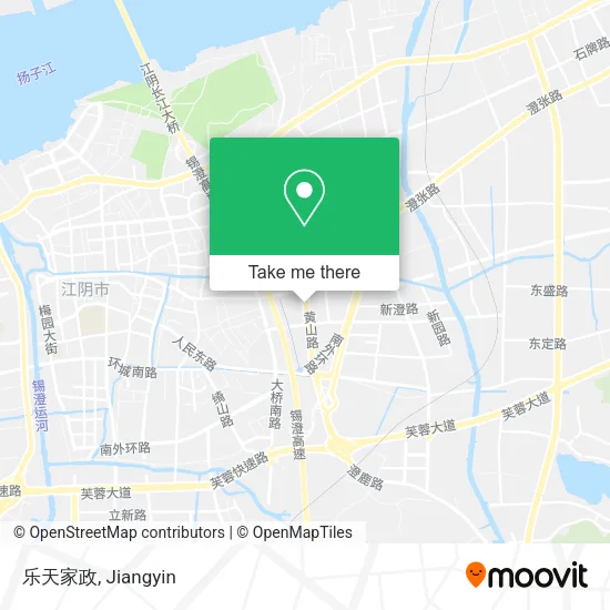 乐天家政 map