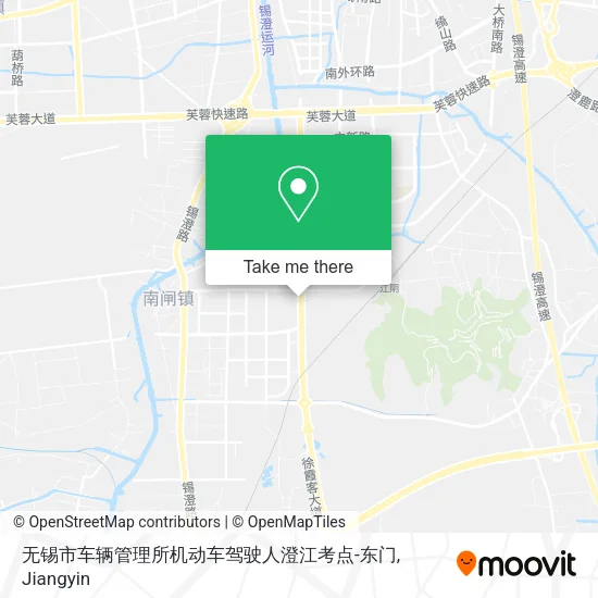 无锡市车辆管理所机动车驾驶人澄江考点-东门 map