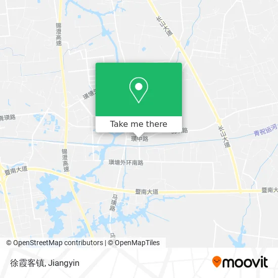 徐霞客镇 map