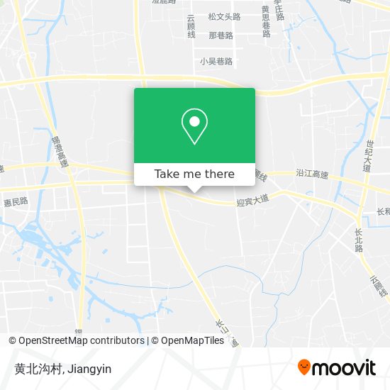 黄北沟村 map