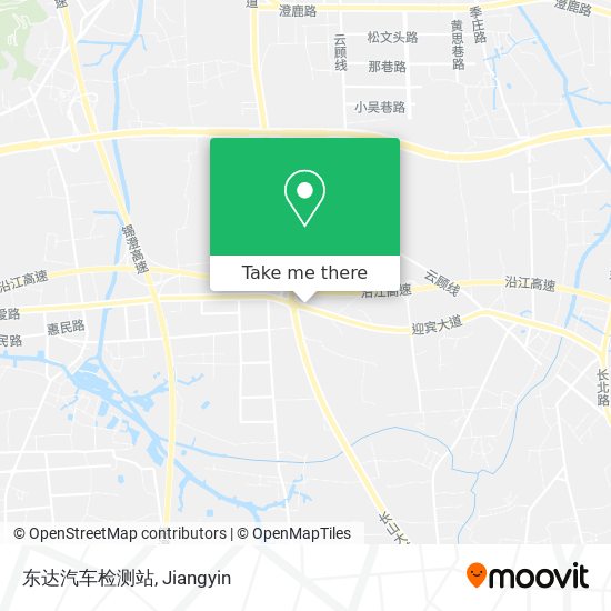 东达汽车检测站 map