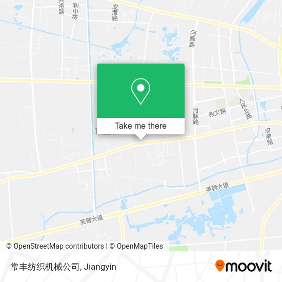 常丰纺织机械公司 map
