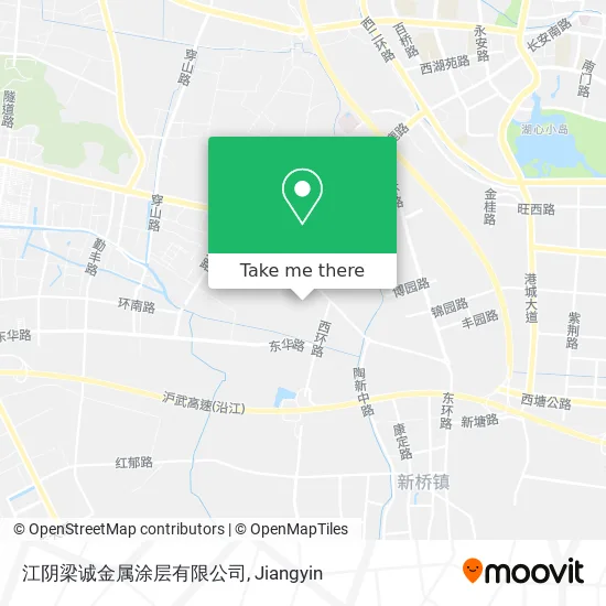 江阴梁诚金属涂层有限公司 map