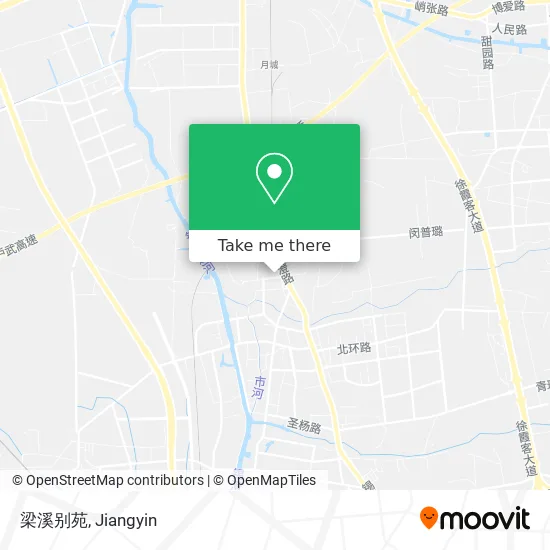 梁溪别苑 map